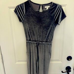 Adorable velour jumpsuit